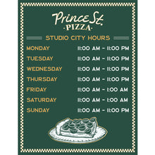 Load image into Gallery viewer, Window Cling Hours of Operation - Editable