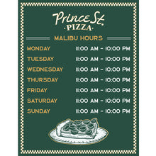 Load image into Gallery viewer, Window Cling Hours of Operation - Editable