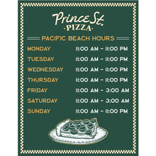 Load image into Gallery viewer, Window Cling Hours of Operation - Editable