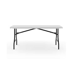 Load image into Gallery viewer, White Granite Heavy Duty Folding Table w durable Steel base (Indoor &amp; Outdoor)